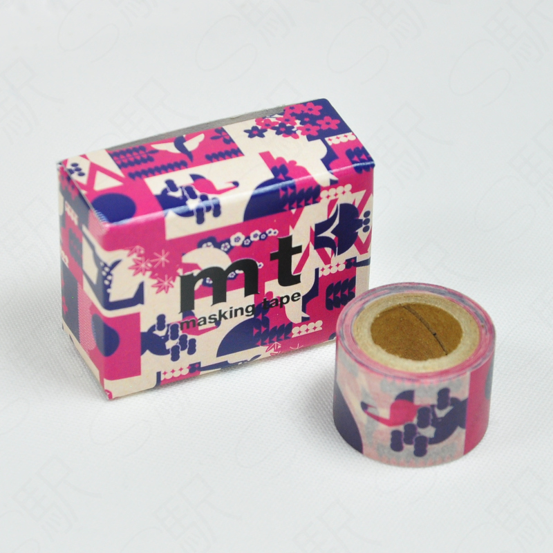 mt Mame Mame Masking Tape INOBUN Shijo [MT01K3459] - Graphic Hanafuda